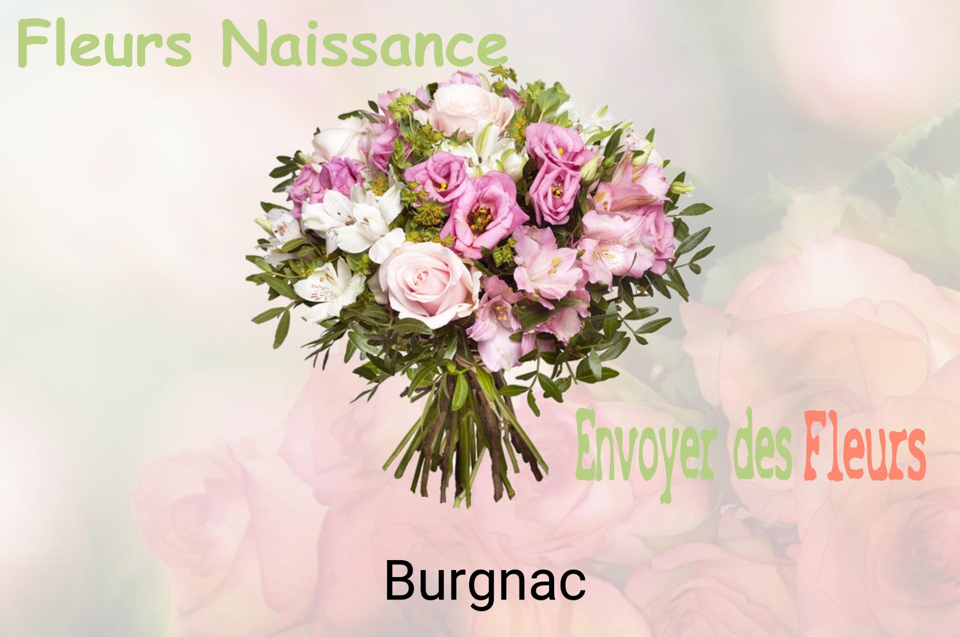 Bouquet de fleurs de naissance livré à Burgnac